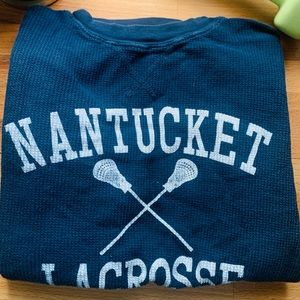 BRANDY MELVILLE Nantucket Lacrosse Waffle pullover